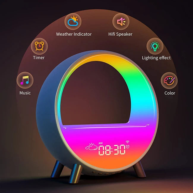 Sunrise 🌅 Wake-Up Light & Wecker – für besseren 🌙 Schlaf und ein sanftes Aufwachen 🌞 - EasyGoodies