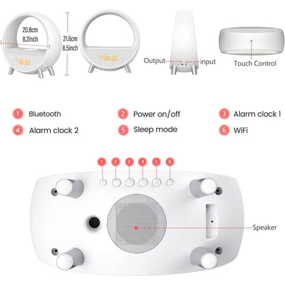 Sunrise 🌅 Wake-Up Light & Wecker – für besseren 🌙 Schlaf und ein sanftes Aufwachen 🌞 - EasyGoodies