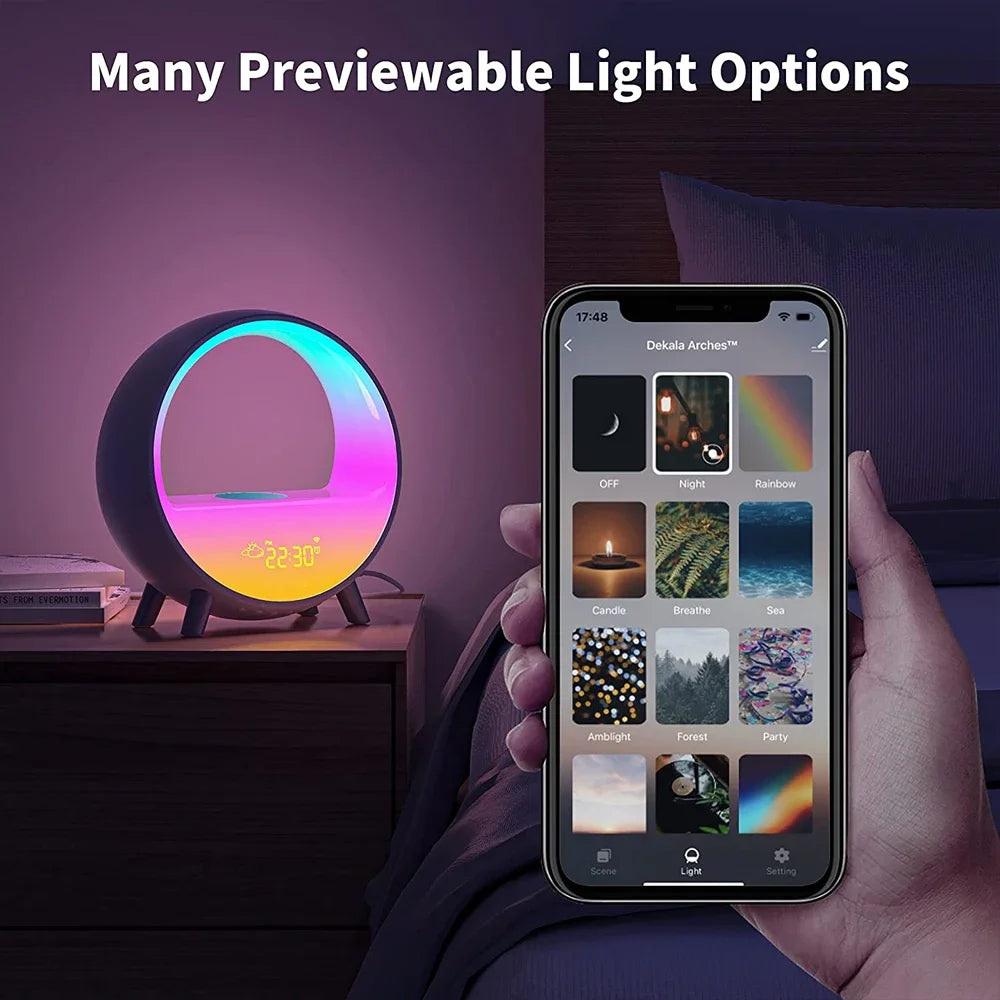 Sunrise 🌅 Wake-Up Light & Wecker – für besseren 🌙 Schlaf und ein sanftes Aufwachen 🌞 - EasyGoodies