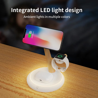 „Tri – Drei Geräte, ein Baum, ein Design“ 🌳 Die elegante 3-in-1 Wireless Ladestation für dein Zuhause und Büro - EasyGoodies