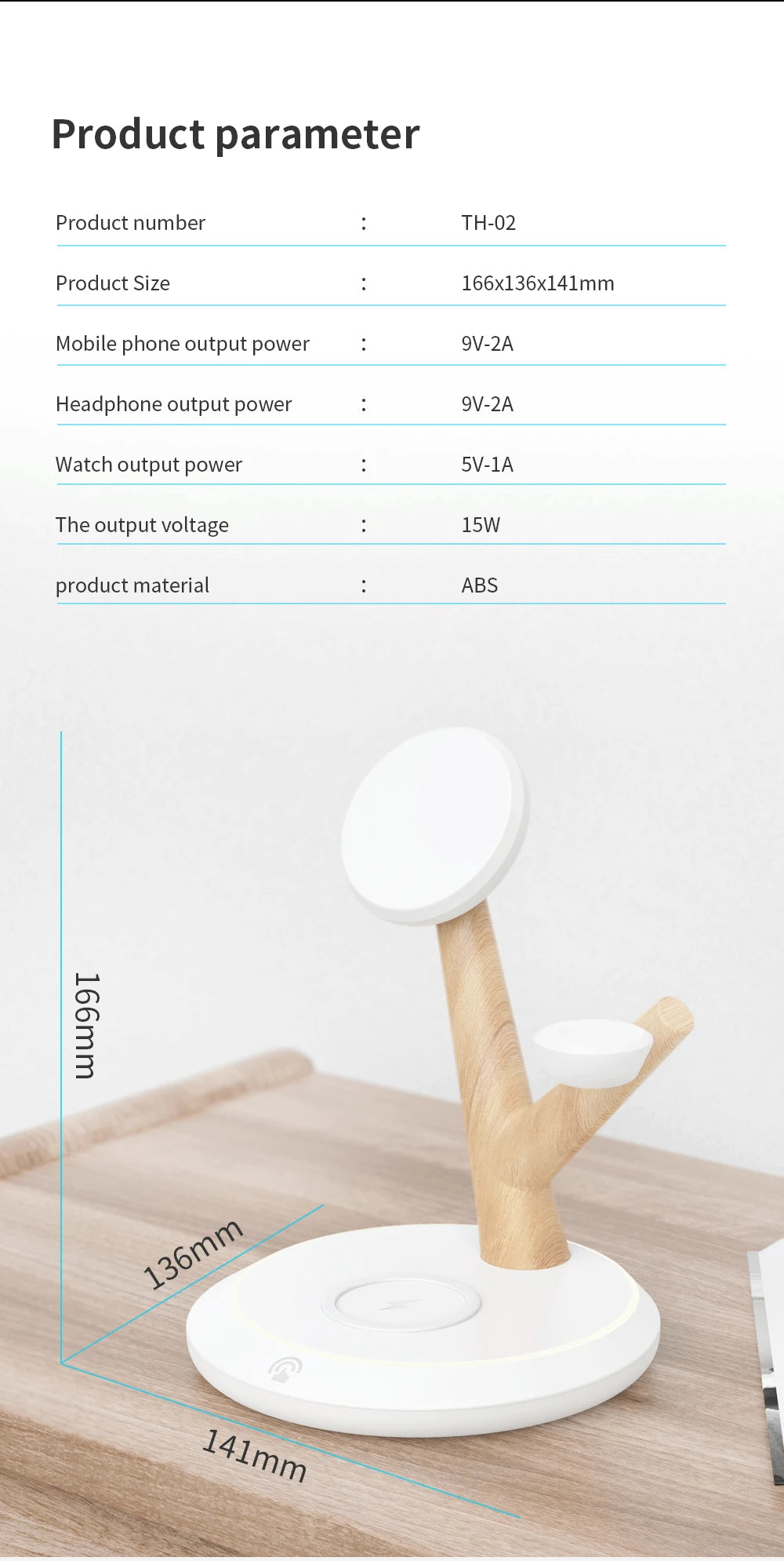„Tri – Drei Geräte, ein Baum, ein Design“ 🌳 Die elegante 3-in-1 Wireless Ladestation für dein Zuhause und Büro - EasyGoodies