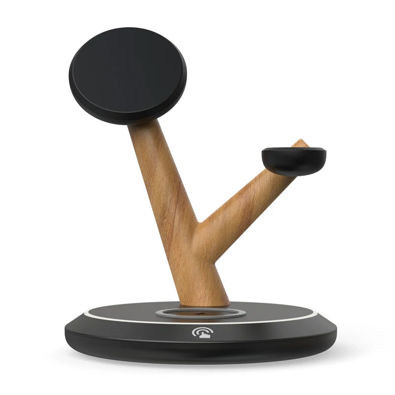 „Tri – Drei Geräte, ein Baum, ein Design“ 🌳 Die elegante 3-in-1 Wireless Ladestation für dein Zuhause und Büro - EasyGoodies