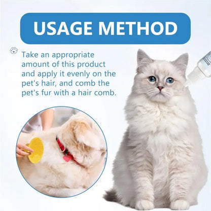 elektrische Dampf-Bürste für 😺Katzen und 🐶Hunde für Massage, Fellpflege und Haarentfernung - EasyGoodies