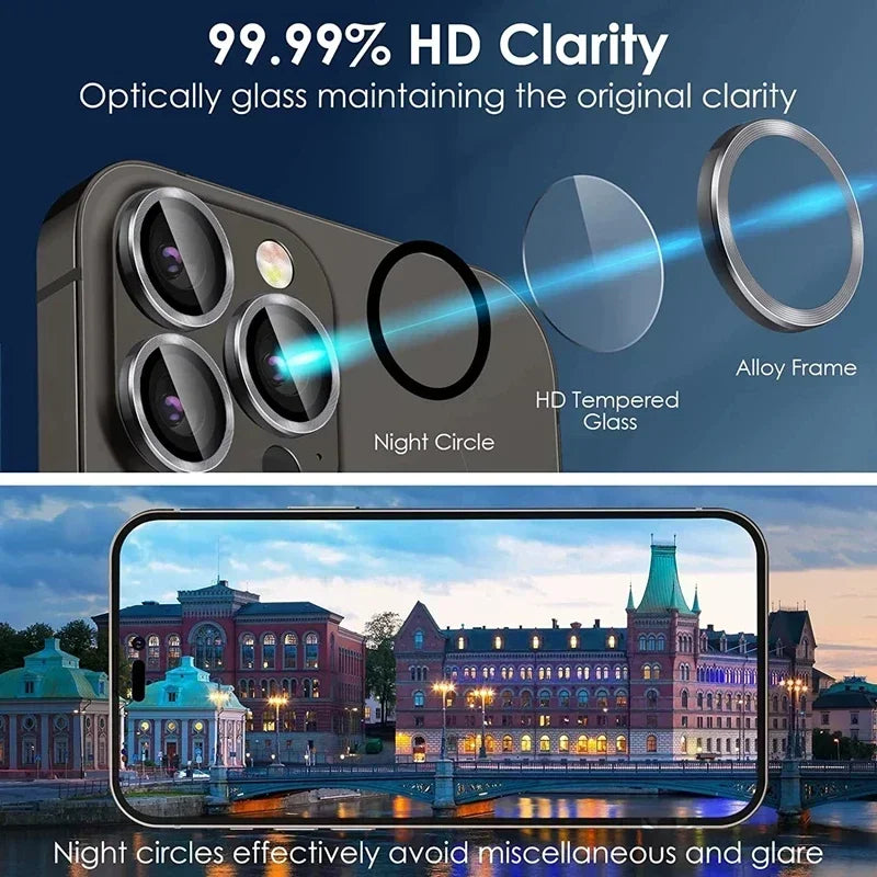 Kameraschutz / Linsenschutz für iPhone aus Glas / Aluminium - EasyGoodies