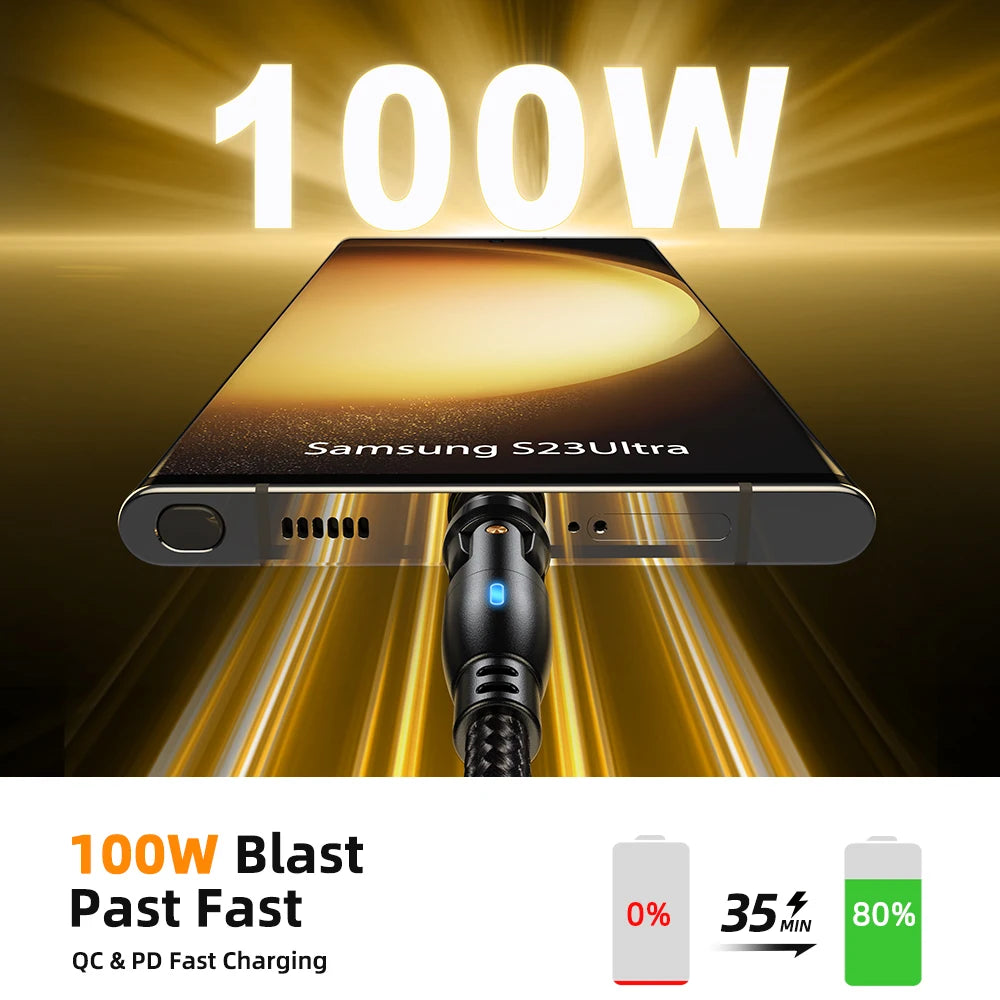 Das vielseitige und innovative 540°Grad 🚀 Rotations-Magnetkabel 🔌 für all deine Geräte - EasyGoodies