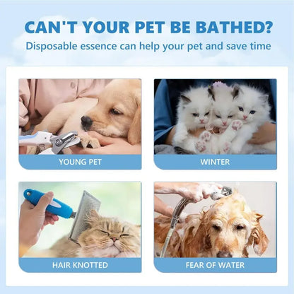 elektrische Dampf-Bürste für 😺Katzen und 🐶Hunde für Massage, Fellpflege und Haarentfernung - EasyGoodies