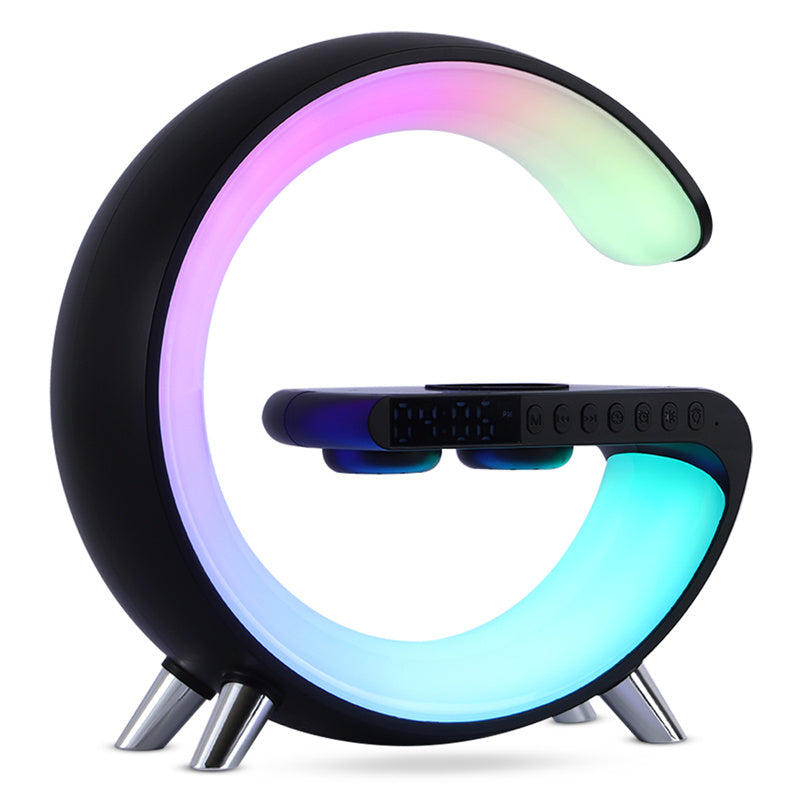 GlowRise 🌅 Smartes Wake-Up Light / Sonnenaufgangs-Wecker mit Bluetooth-Lautsprecher und kabellosem Ladegerät - EasyGoodies